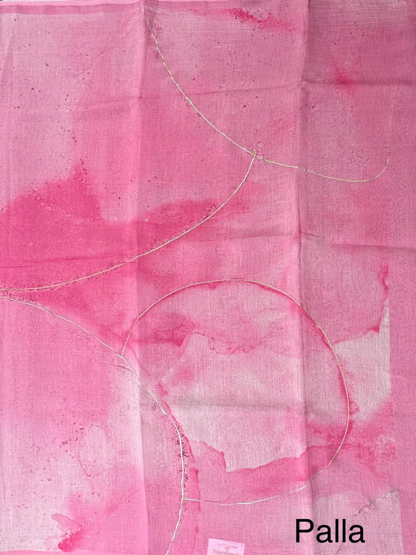 Pink Samudrika Mul Mul Saree